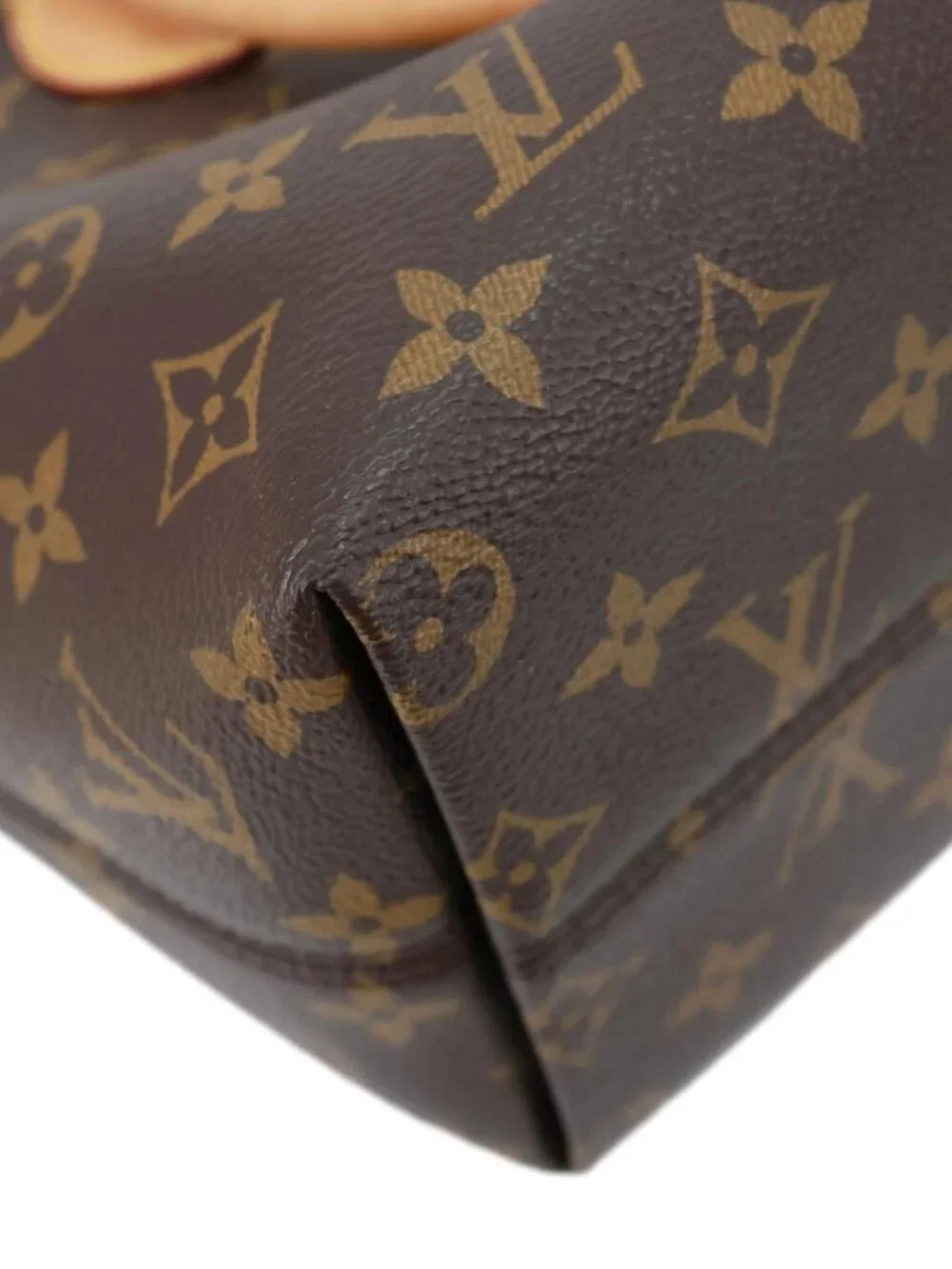 Louis Vuitton  Boetie PM Monogram Canvas Satchel Shoulder Bag Brown